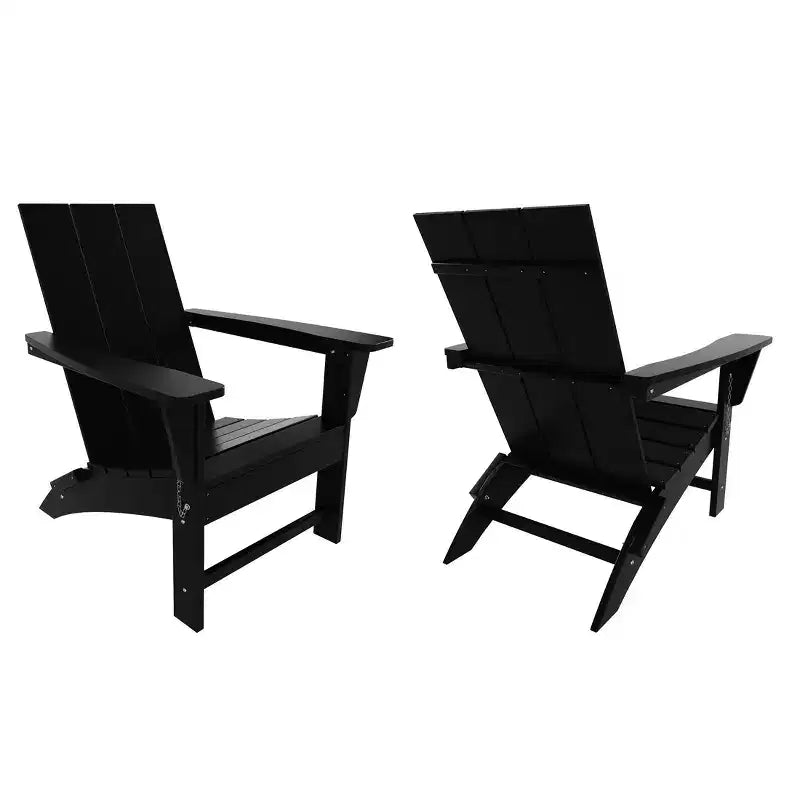 WestinTrends Chaise Adirondack pliante en PEHD Ashore (Lot de 2)