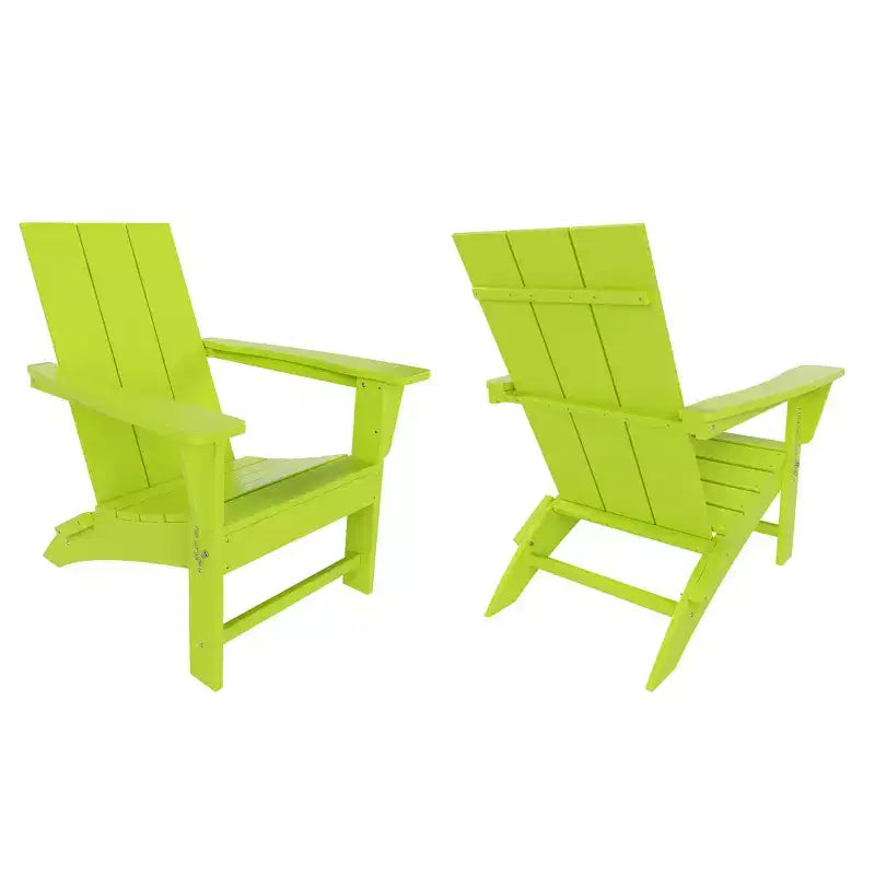 WestinTrends Chaise Adirondack pliante en PEHD Ashore (Lot de 2)