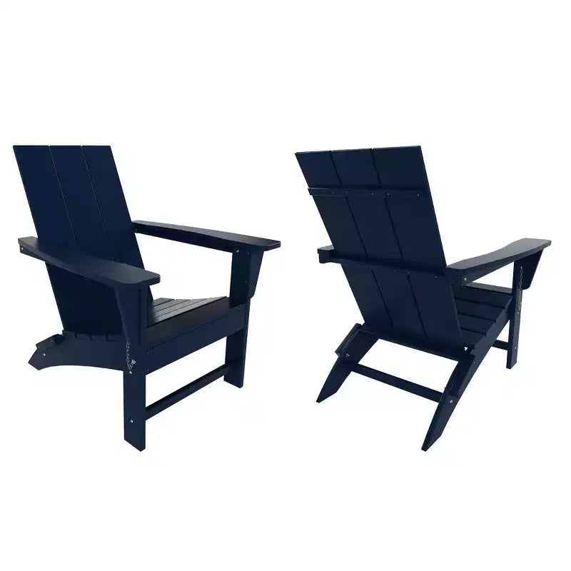 WestinTrends Chaise Adirondack pliante en PEHD Ashore (Lot de 2)