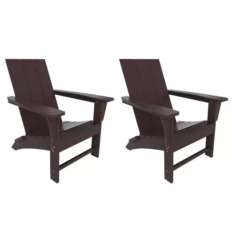 WestinTrends Ashore Sedia Pieghevole Adirondack in HDPE (Set da 2)