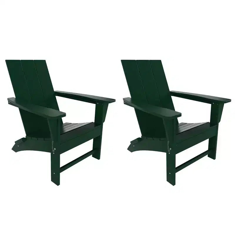 WestinTrends Ashore Sedia Pieghevole Adirondack in HDPE (Set da 2)