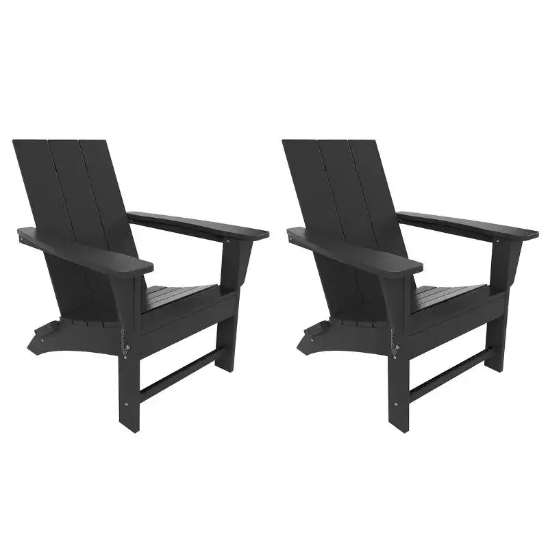 WestinTrends Ashore Sedia Pieghevole Adirondack in HDPE (Set da 2)