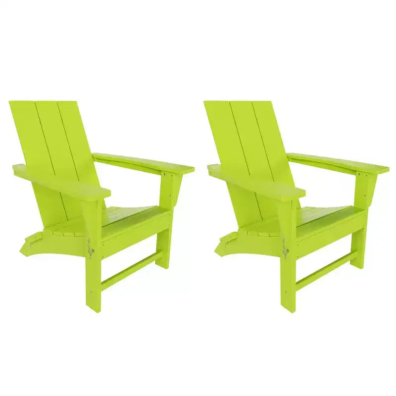 WestinTrends Ashore Sedia Pieghevole Adirondack in HDPE (Set da 2)