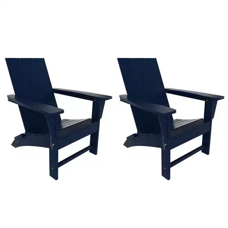 WestinTrends Ashore Sedia Pieghevole Adirondack in HDPE (Set da 2)