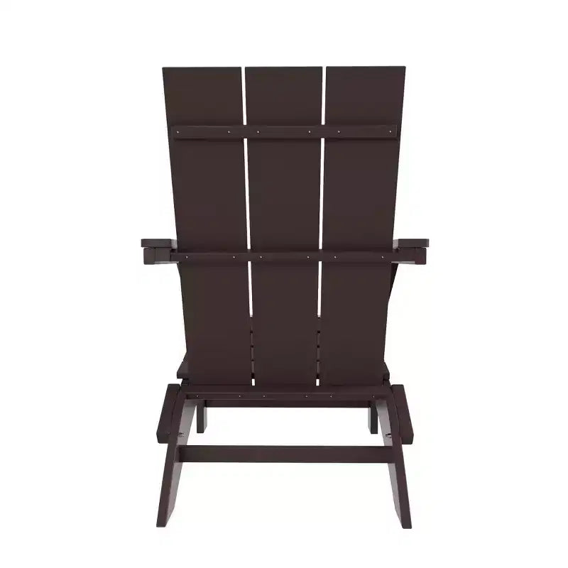 WestinTrends Ashore Chaise pliante Adirondack en PEHD (Lot de 4)