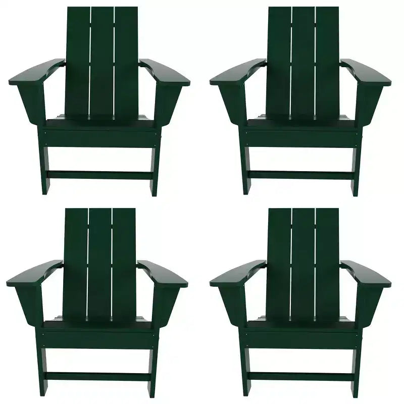 WestinTrends Ashore Chaise pliante Adirondack en PEHD (Lot de 4)