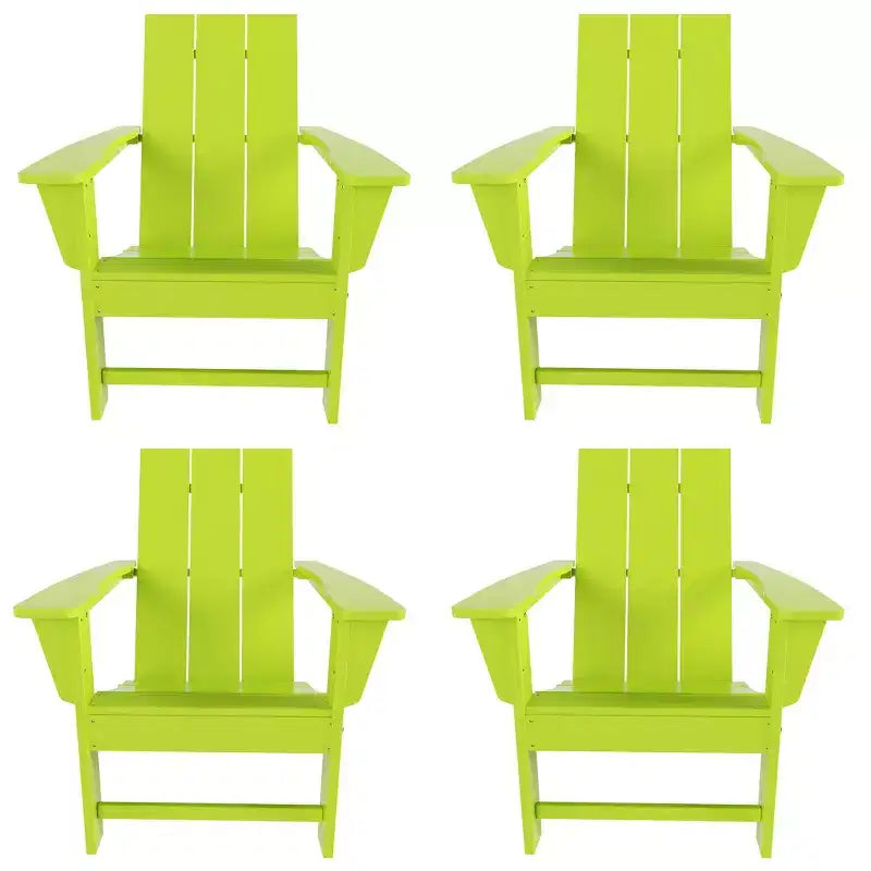 WestinTrends Ashore Chaise pliante Adirondack en PEHD (Lot de 4)