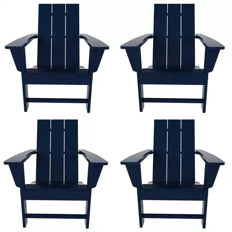 WestinTrends Ashore Chaise pliante Adirondack en PEHD (Lot de 4)