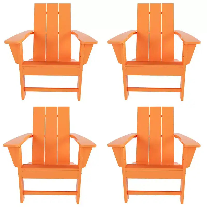 WestinTrends Ashore Chaise pliante Adirondack en PEHD (Lot de 4)