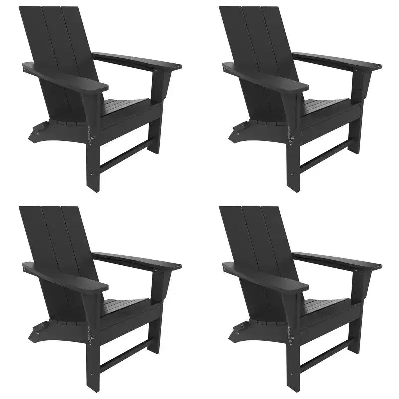 WestinTrends Ashore Sedia Pieghevole Adirondack in HDPE (Set da 4)