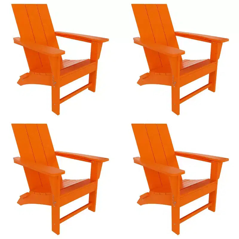 WestinTrends Ashore Sedia Pieghevole Adirondack in HDPE (Set da 4)
