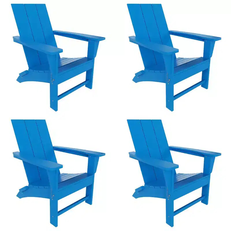 WestinTrends Ashore Sedia Pieghevole Adirondack in HDPE (Set da 4)