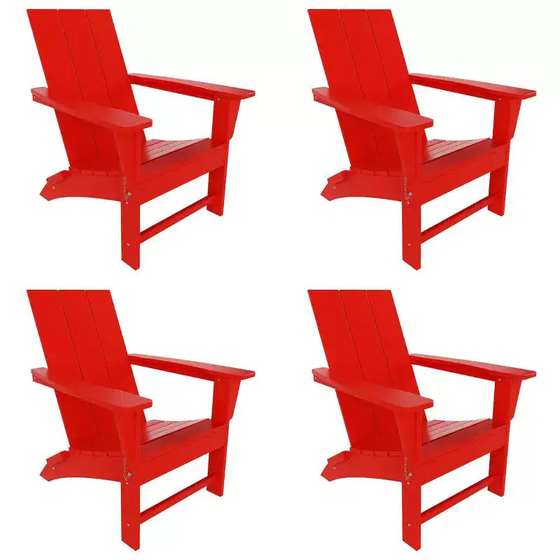 WestinTrends Ashore Sedia Pieghevole Adirondack in HDPE (Set da 4)