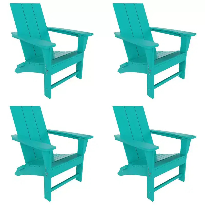 WestinTrends Ashore Sedia Pieghevole Adirondack in HDPE (Set da 4)