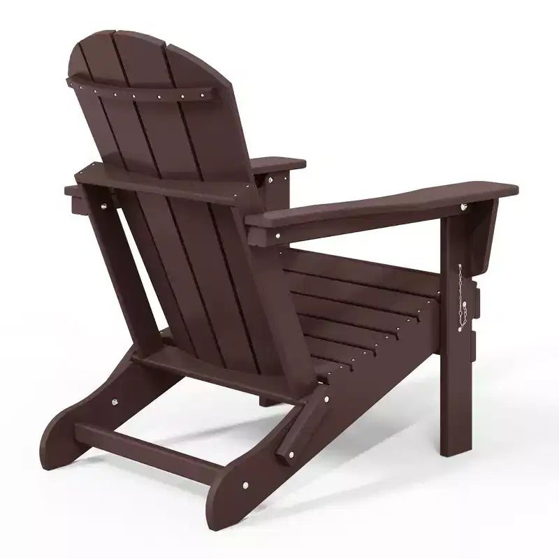 WestinTrends Malibu Sedia Adirondack Pieghevole da Esterni in Polietilene (Set di 8)
