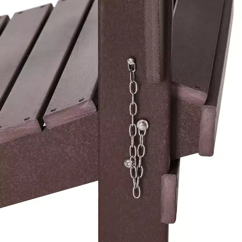 WestinTrends Malibu Sedia Adirondack Pieghevole da Esterni in Polietilene (Set di 8)
