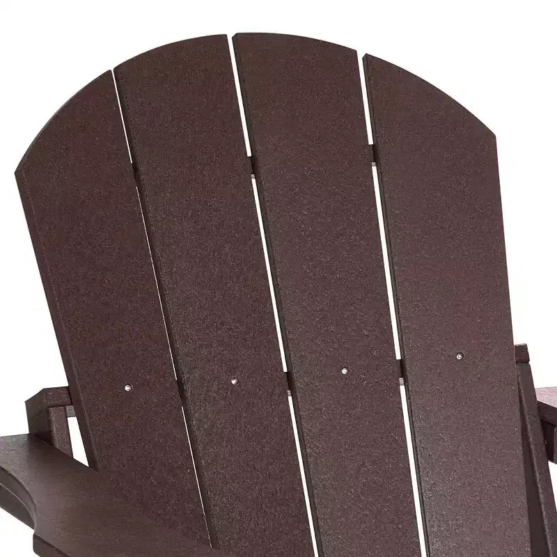 WestinTrends Malibu Sedia Adirondack Pieghevole da Esterni in Polietilene (Set di 8)
