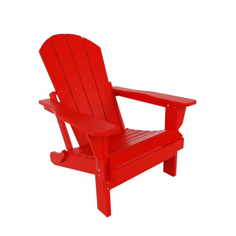 WestinTrends Malibu Sedia Adirondack Pieghevole da Esterni in Polietilene (Set di 8)