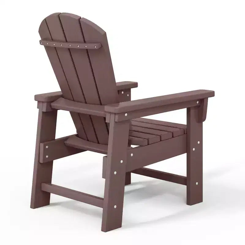 Sedia da esterno in plastica HDPE Adirondack per bambini Malibu di WestinTrends