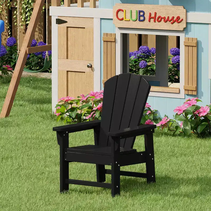 Sedia da esterno in plastica HDPE Adirondack per bambini Malibu di WestinTrends