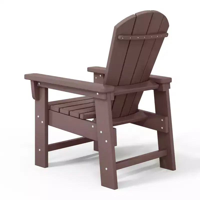 Sedia da esterno in plastica HDPE Adirondack per bambini Malibu di WestinTrends