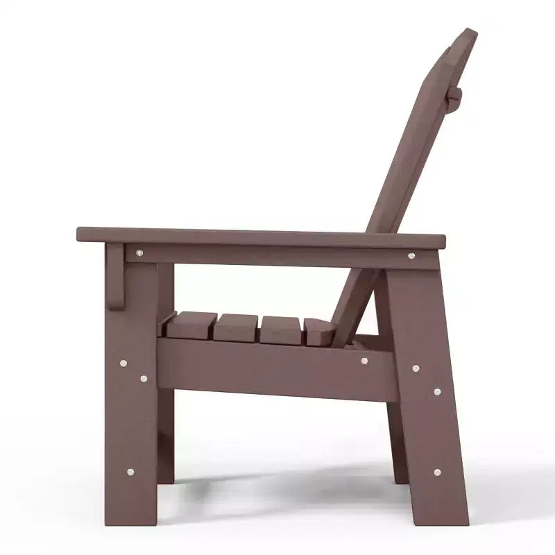 Sedia da esterno in plastica HDPE Adirondack per bambini Malibu di WestinTrends