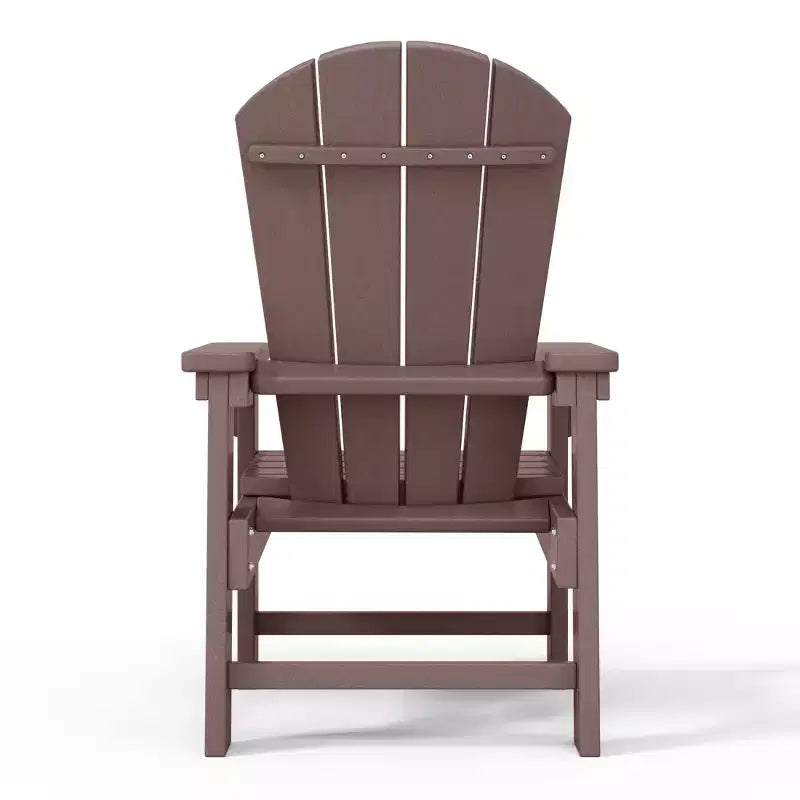 Sedia da esterno in plastica HDPE Adirondack per bambini Malibu di WestinTrends