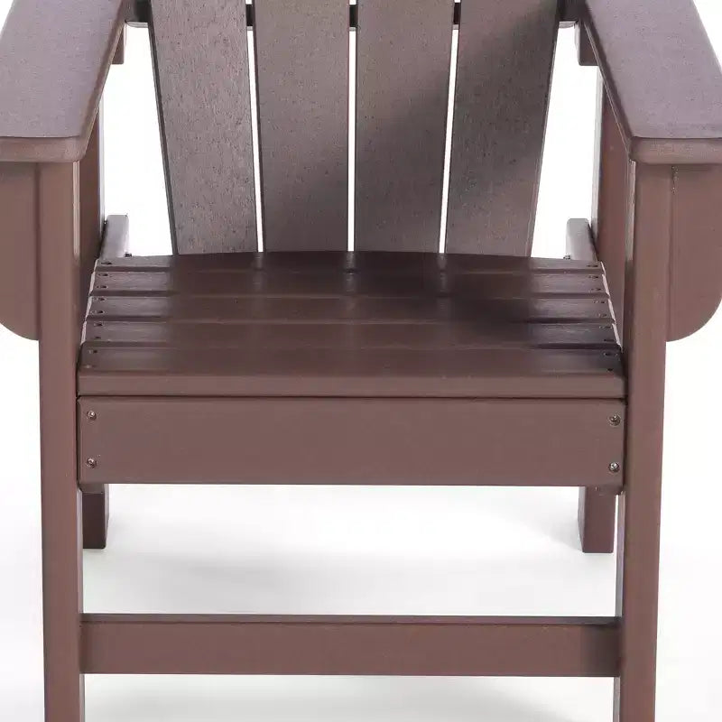 Sedia da esterno in plastica HDPE Adirondack per bambini Malibu di WestinTrends