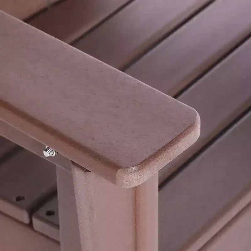 Sedia da esterno in plastica HDPE Adirondack per bambini Malibu di WestinTrends
