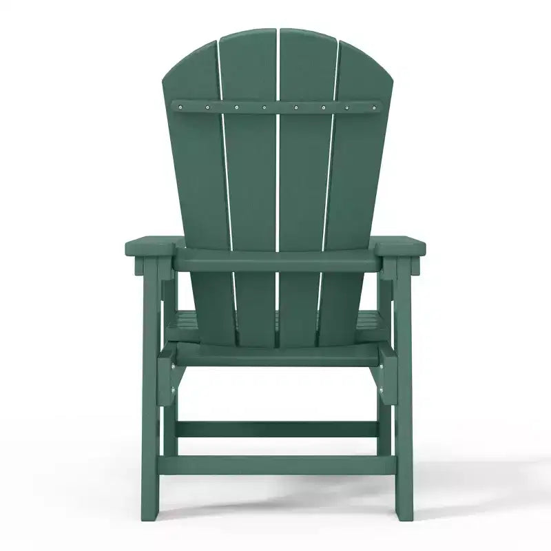Sedia da esterno in plastica HDPE Adirondack per bambini Malibu di WestinTrends