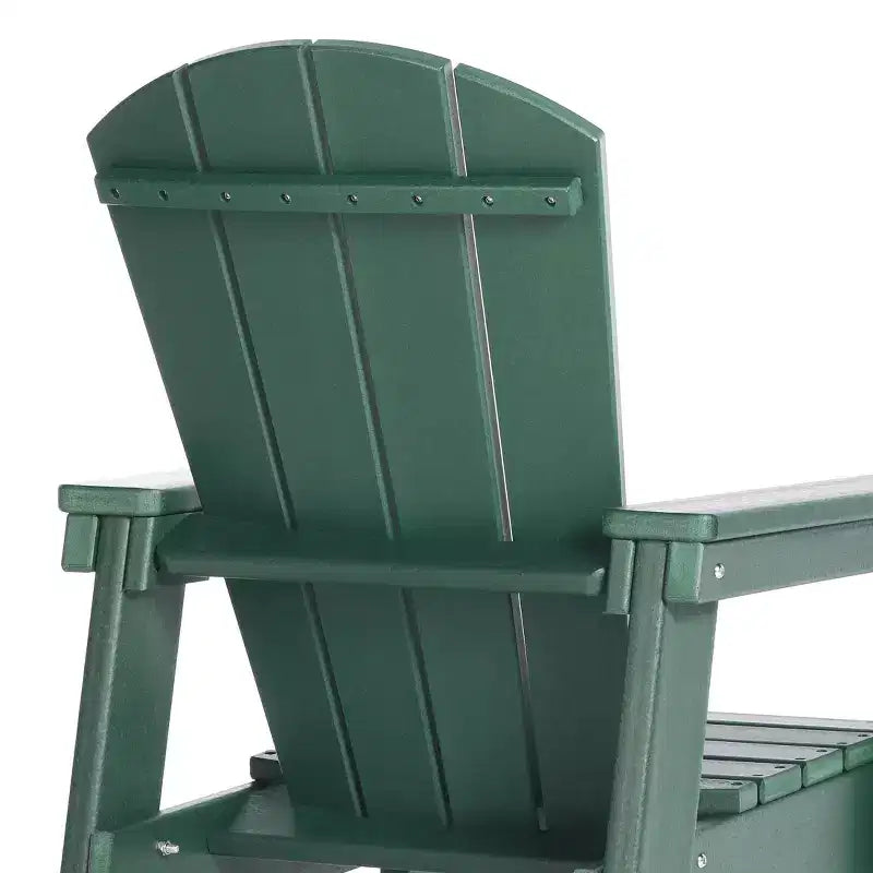 Sedia da esterno in plastica HDPE Adirondack per bambini Malibu di WestinTrends