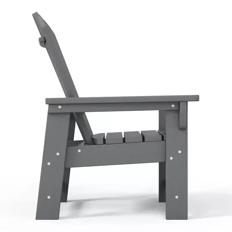 Sedia da esterno in plastica HDPE Adirondack per bambini Malibu di WestinTrends