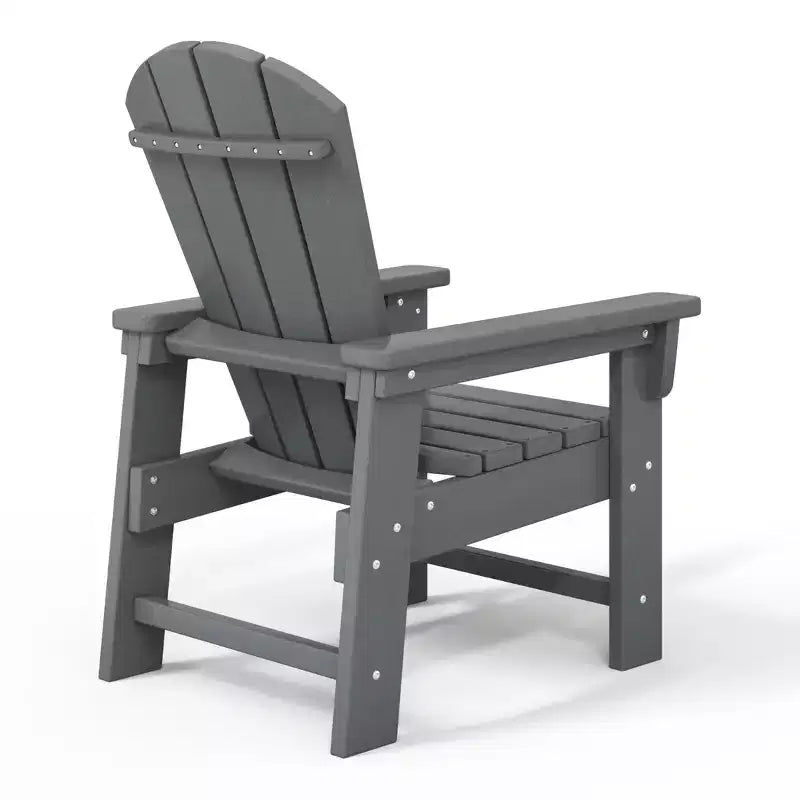 Sedia da esterno in plastica HDPE Adirondack per bambini Malibu di WestinTrends
