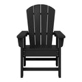 WestinTrends Malibu Kids Outdoor HDPE Adirondack Plastic Patio Chair
