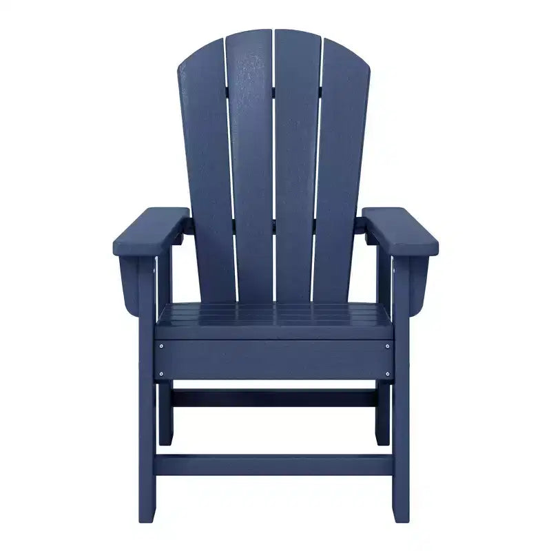 Sedia da esterno in plastica HDPE Adirondack per bambini Malibu di WestinTrends