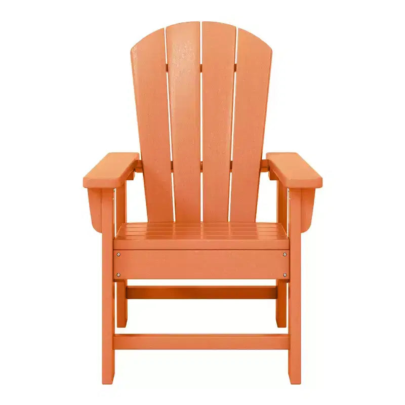 Sedia da esterno in plastica HDPE Adirondack per bambini Malibu di WestinTrends