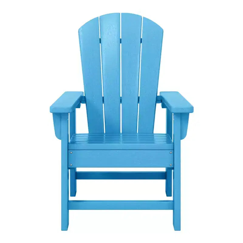 Sedia da esterno in plastica HDPE Adirondack per bambini Malibu di WestinTrends