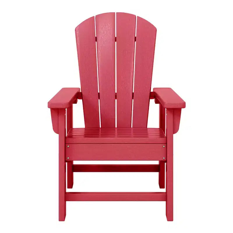 Sedia da esterno in plastica HDPE Adirondack per bambini Malibu di WestinTrends