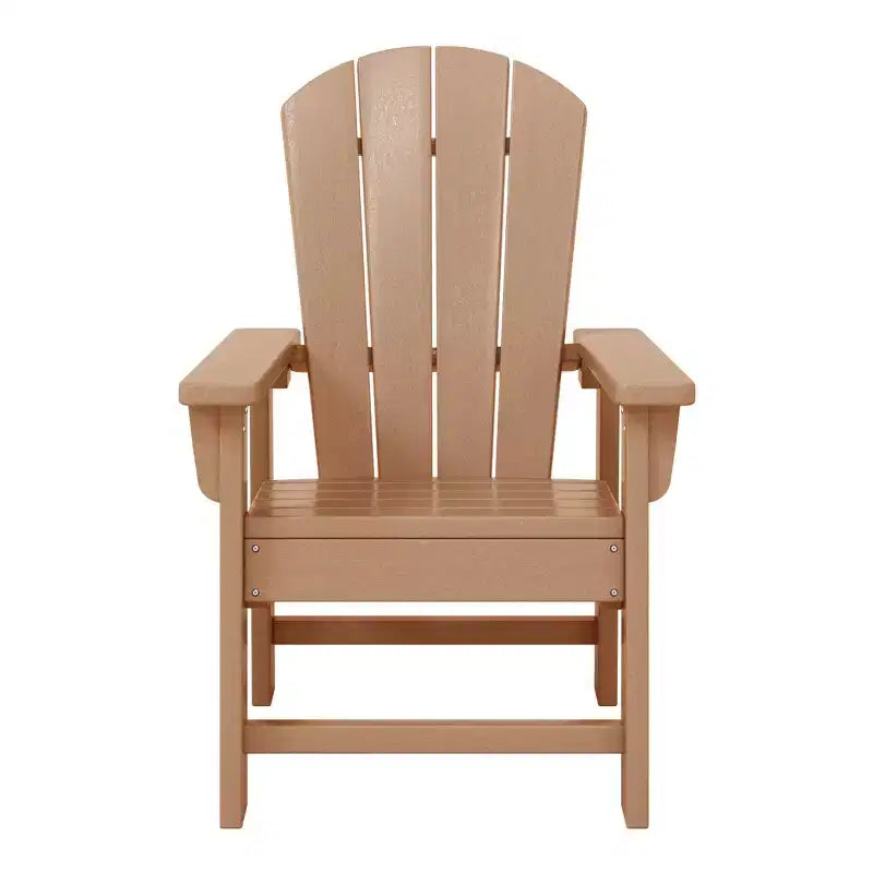 Sedia da esterno in plastica HDPE Adirondack per bambini Malibu di WestinTrends
