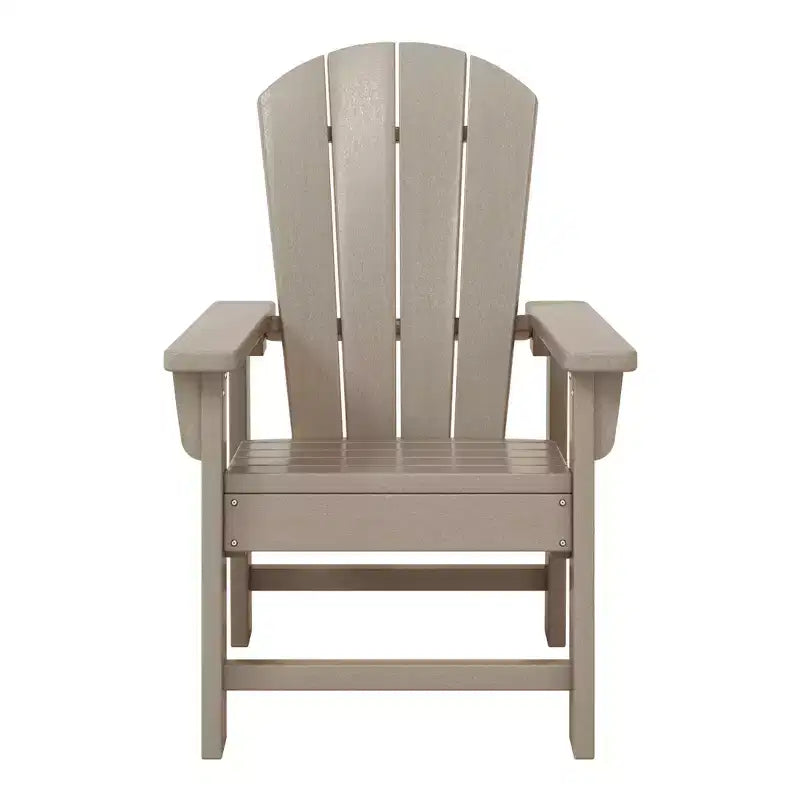 Sedia da esterno in plastica HDPE Adirondack per bambini Malibu di WestinTrends