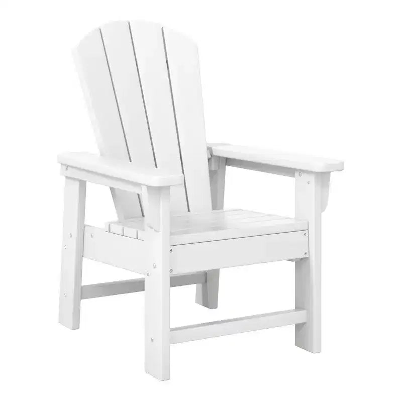 Sedia da esterno in plastica HDPE Adirondack per bambini Malibu di WestinTrends