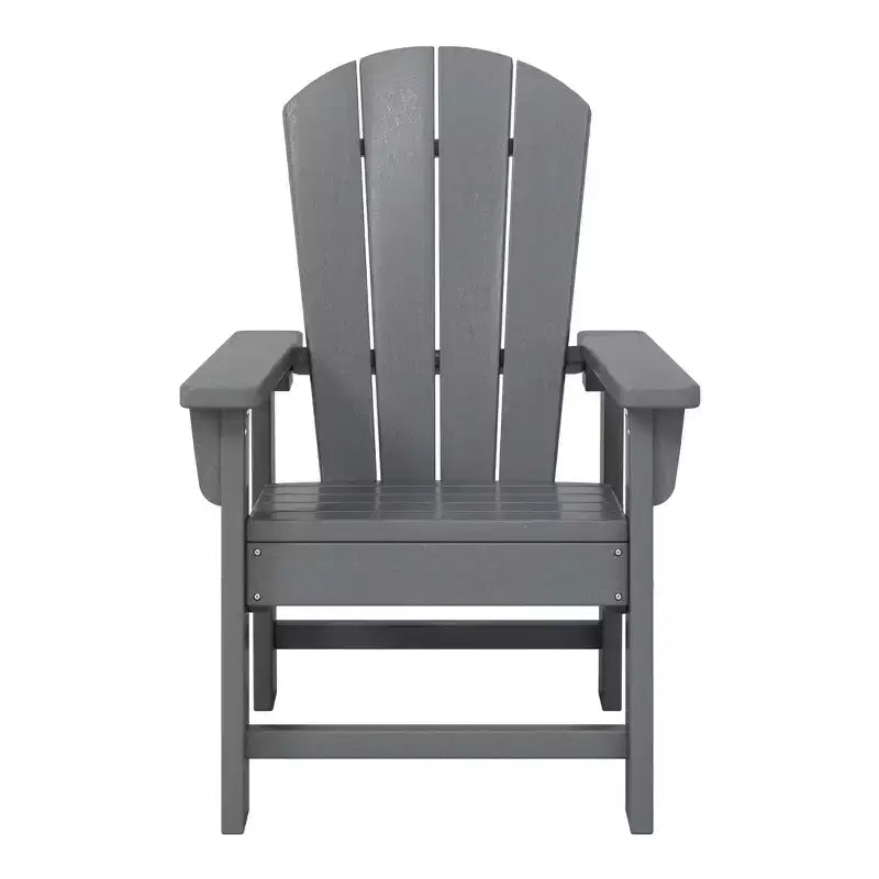 WestinTrends Lot de 2 chaises de patio Adirondack en plastique Malibu pour enfants