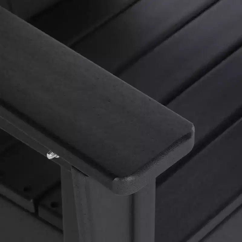 WestinTrends Malibu Sedia da Giardino per Bambini in Plastica per Esterni, Stile Adirondack (Confezione da 4)