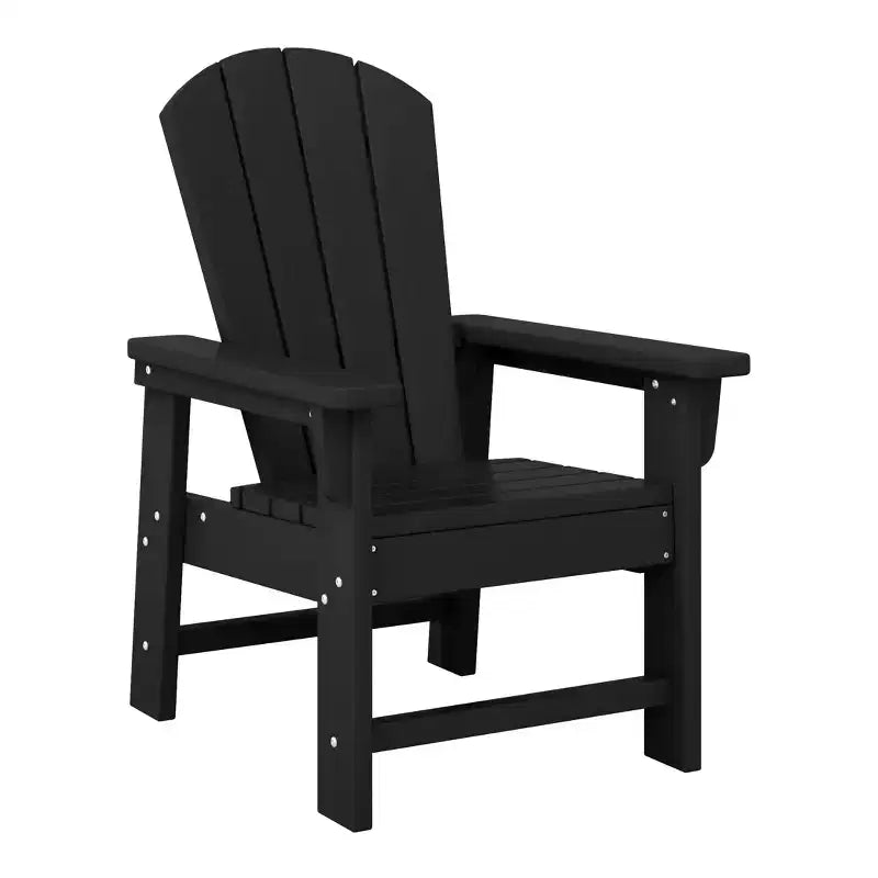 WestinTrends Malibu Sedia da Giardino per Bambini in Plastica per Esterni, Stile Adirondack (Confezione da 4)