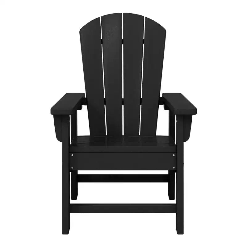 WestinTrends Malibu Set Sedia Adirondack per Bambini da Esterno in HDPE a 2 Pezzi con Tavolino Quadrato