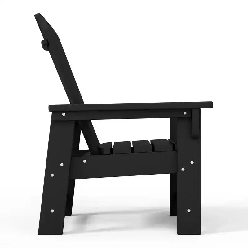 WestinTrends Malibu Set Sedia Adirondack per Bambini da Esterno in HDPE a 2 Pezzi con Tavolino Quadrato