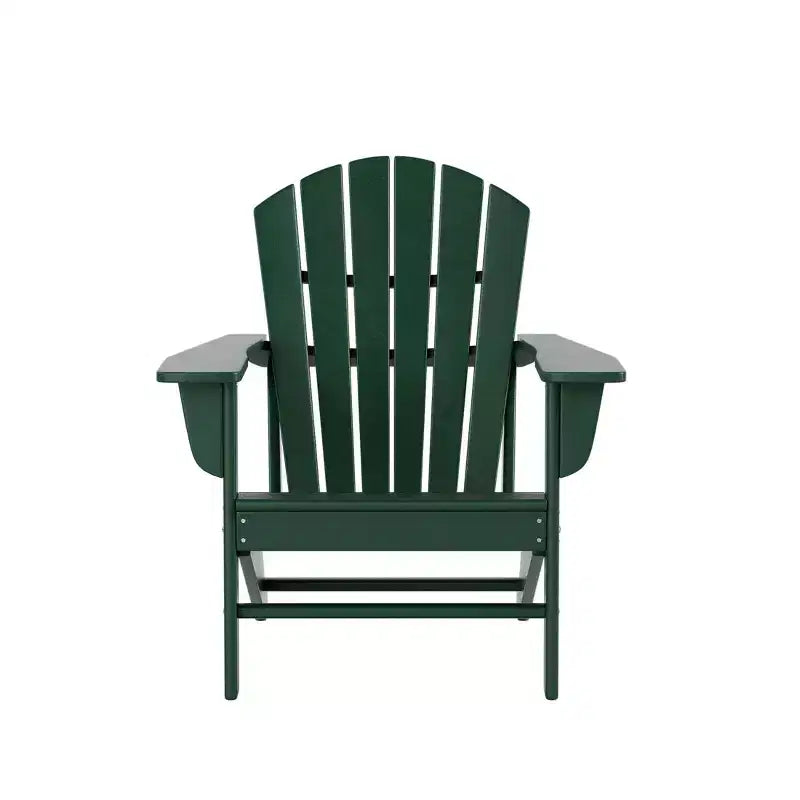 WestinTrends Dylan Set da conversazione da 5 pezzi per patio da esterno con sedia Adirondack in HDPE e tavolino da caffè rotondo