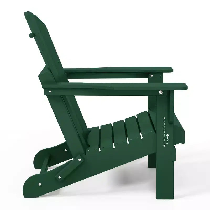 WestinTrends Malibu Set da conversazione da esterno pieghevole a 5 pezzi in HDPE con sedia Adirondack