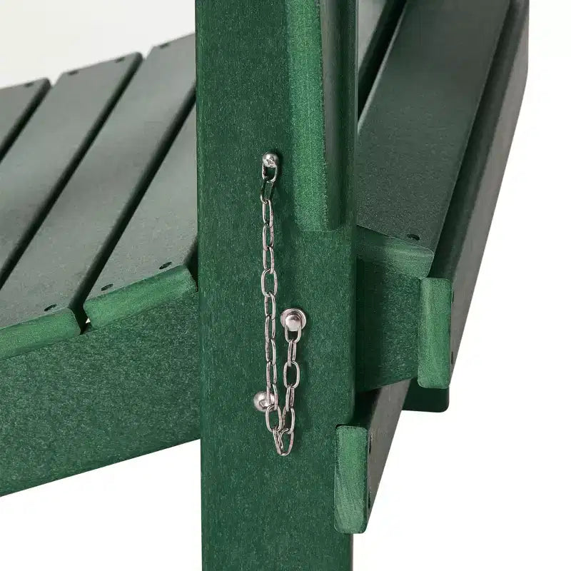 WestinTrends Malibu Set da conversazione da esterno pieghevole a 5 pezzi in HDPE con sedia Adirondack