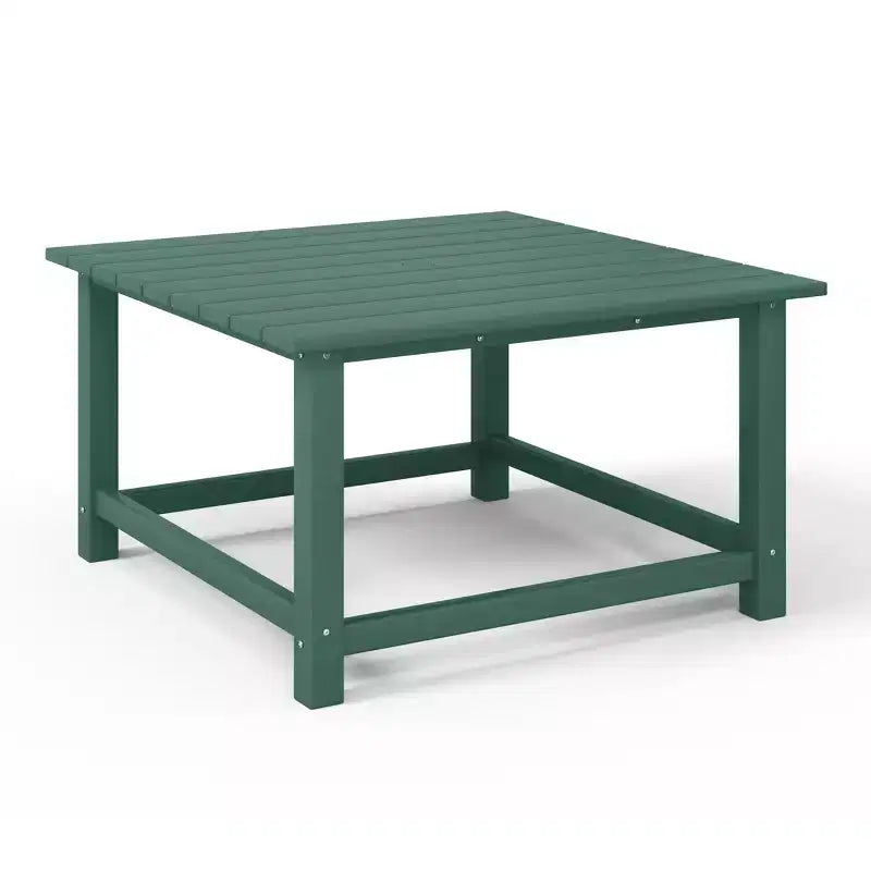 WestinTrends Malibu Set Conversazione da Esterno da 5 Pezzi con Tavolo Quadrato e Sedie Adirondack in HDPE